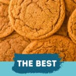 Pinterest image for Molasses Cookies