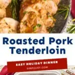pinterest image of pork tenderloin recipe