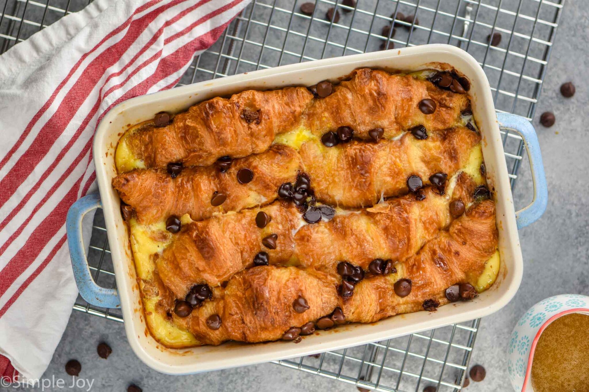 Croissant Bread Pudding Simple Joy