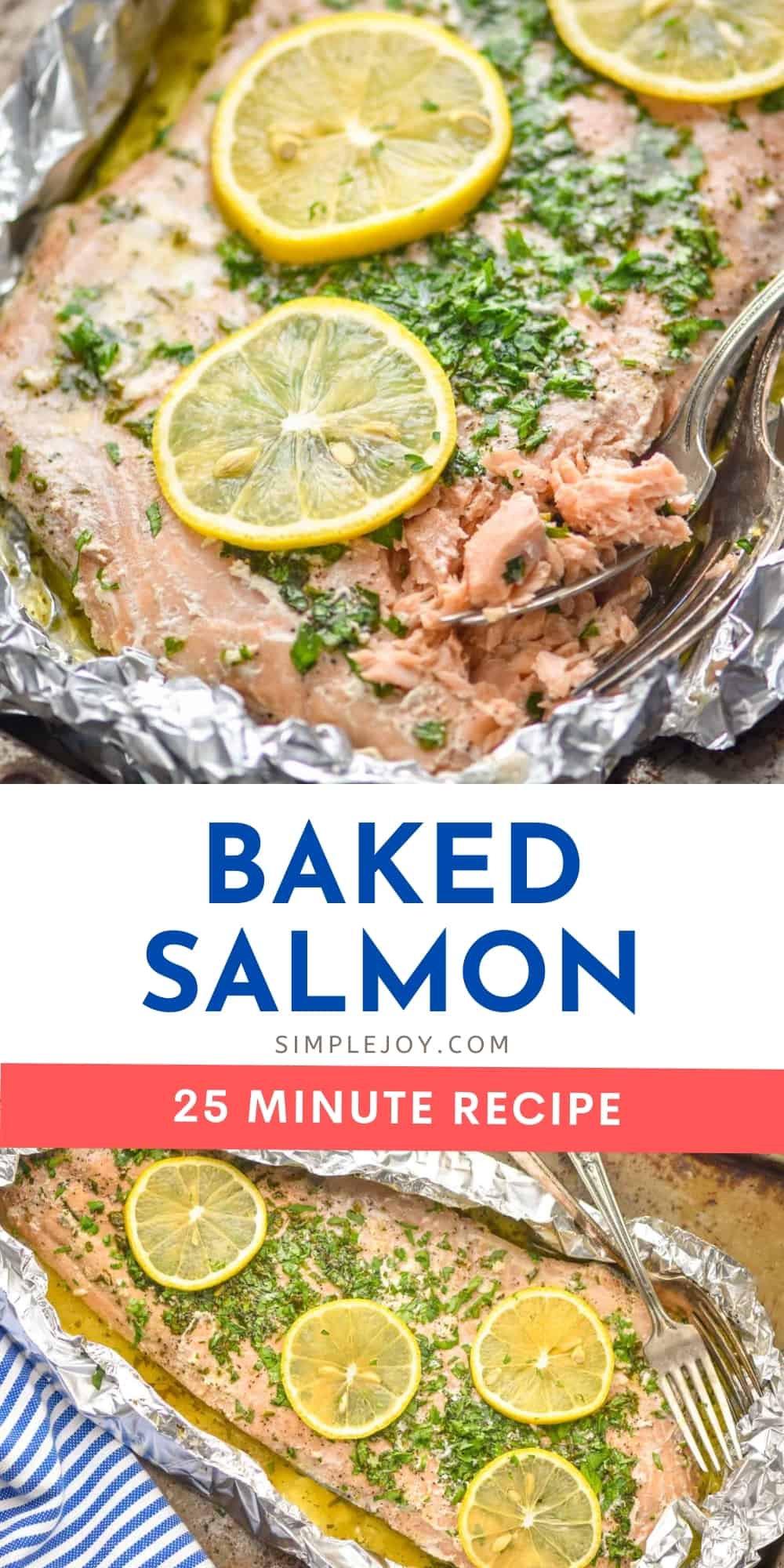 Baked Salmon in Foil Simple Joy