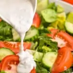 best blue cheese dressing as pinterest graphic