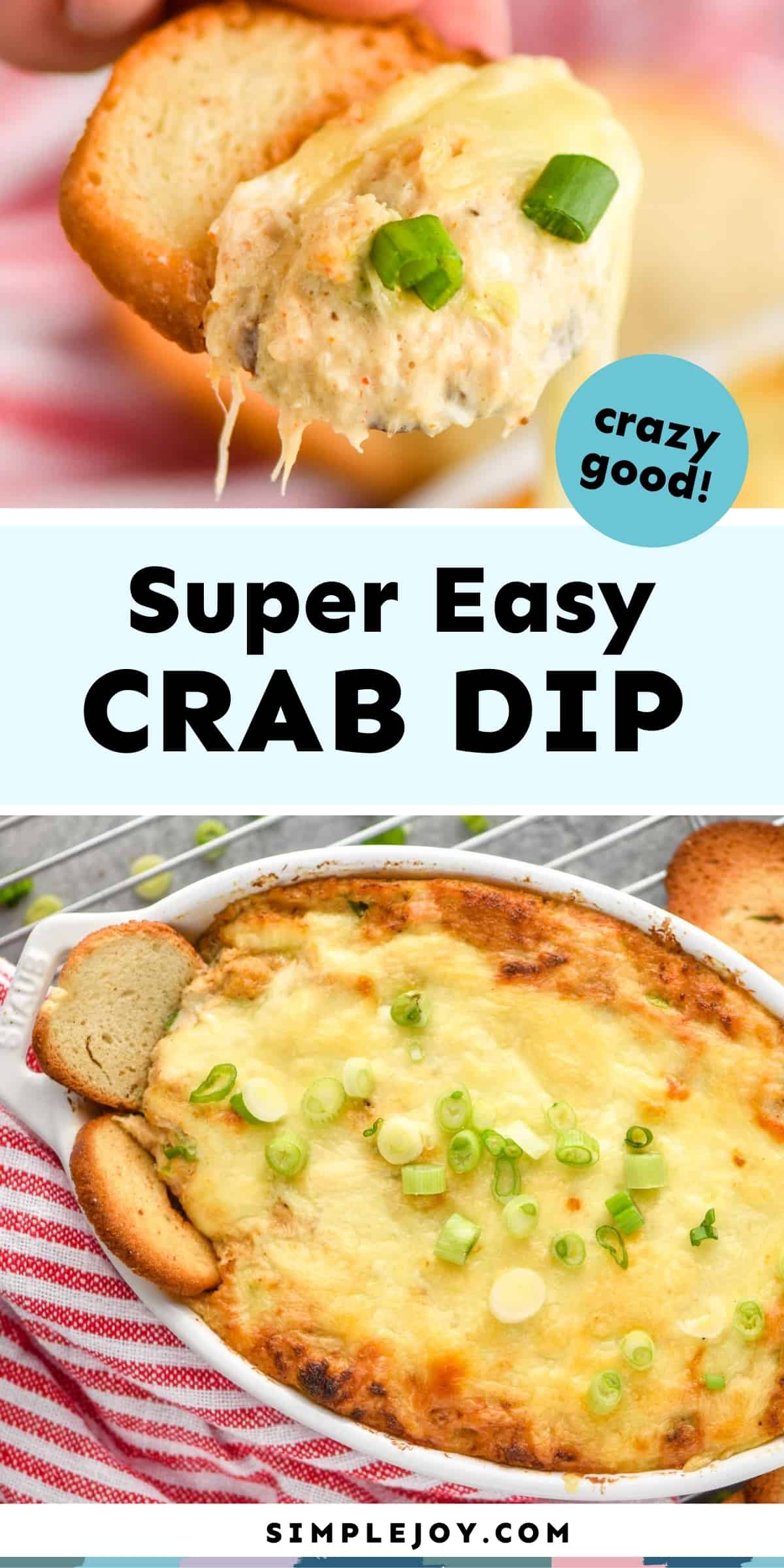 Hot Crab Dip Recipe (Perfect Appetizer!) Simple Joy