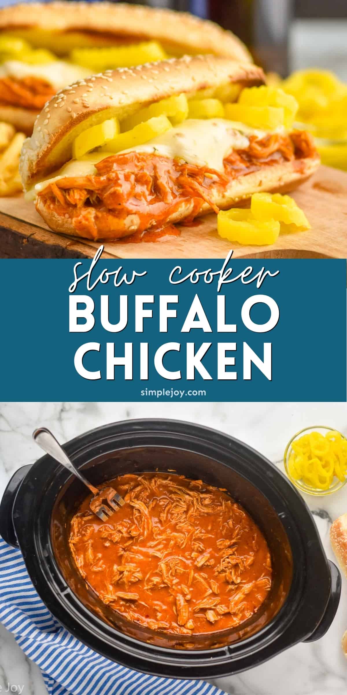 Crockpot Buffalo Chicken - Simple Joy
