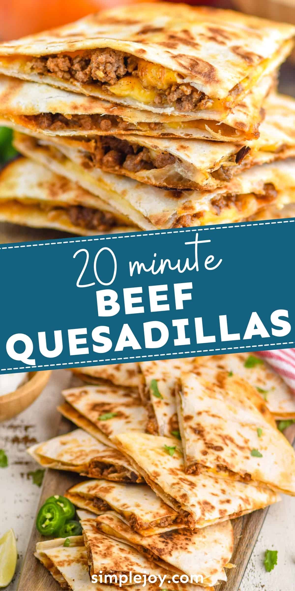 Beef Quesadilla Simple Joy