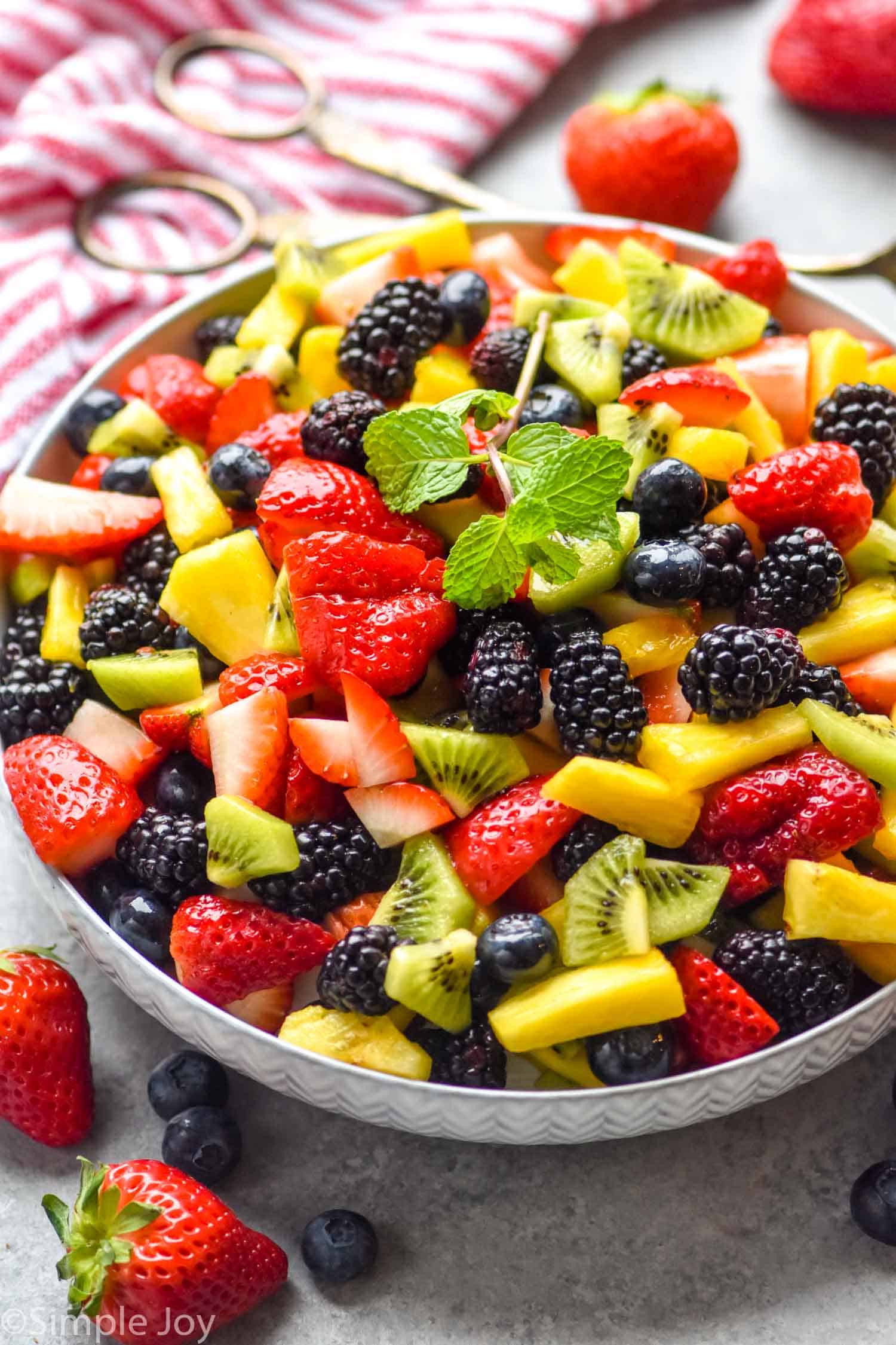 Easy Fruit Salad Recipe - How to Make Fruit Salad