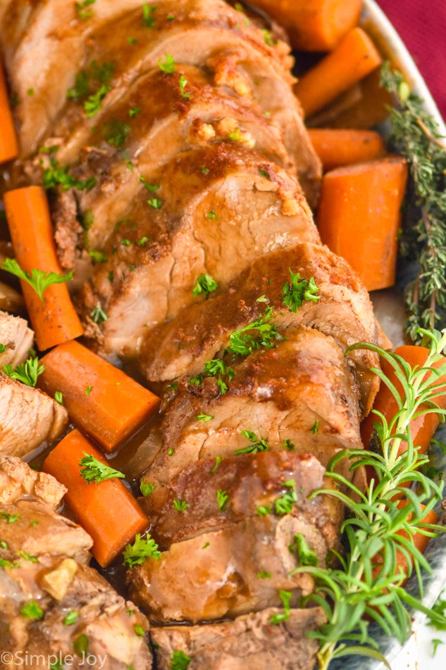 Slow Cooker Pork Tenderloin - Simple Joy