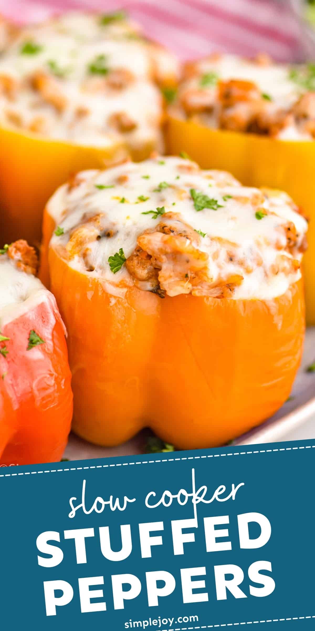 Crockpot Stuffed Peppers Simple Joy