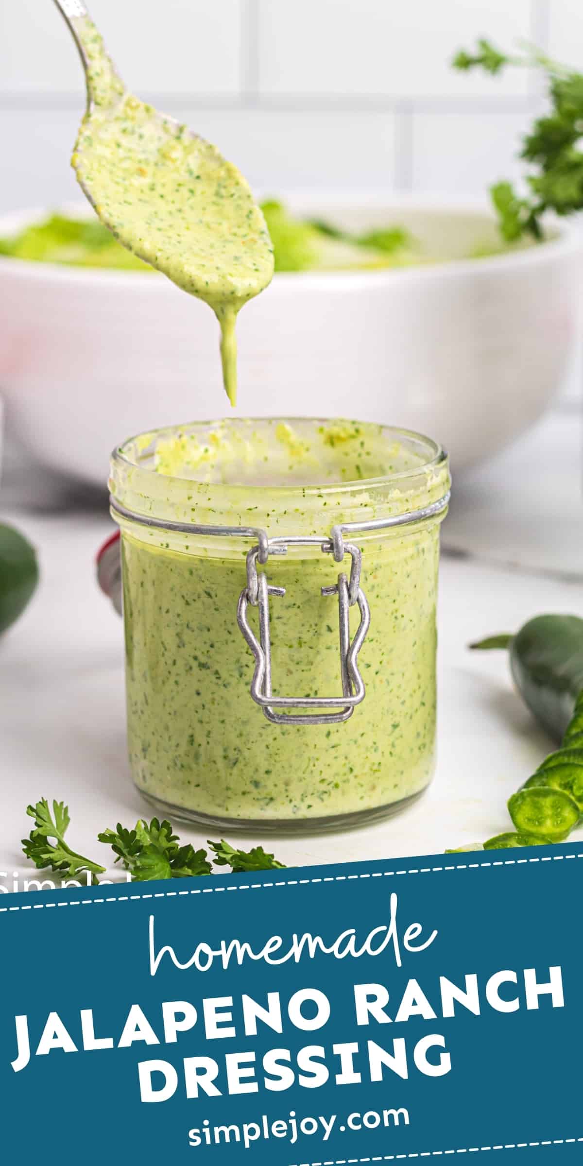 Jalapeño Ranch Dressing Simple Joy