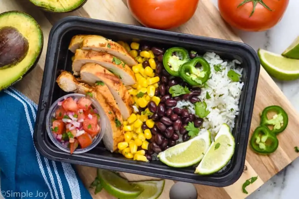 Burrito Bowl (Perfect for Meal Prep) - Simple Joy