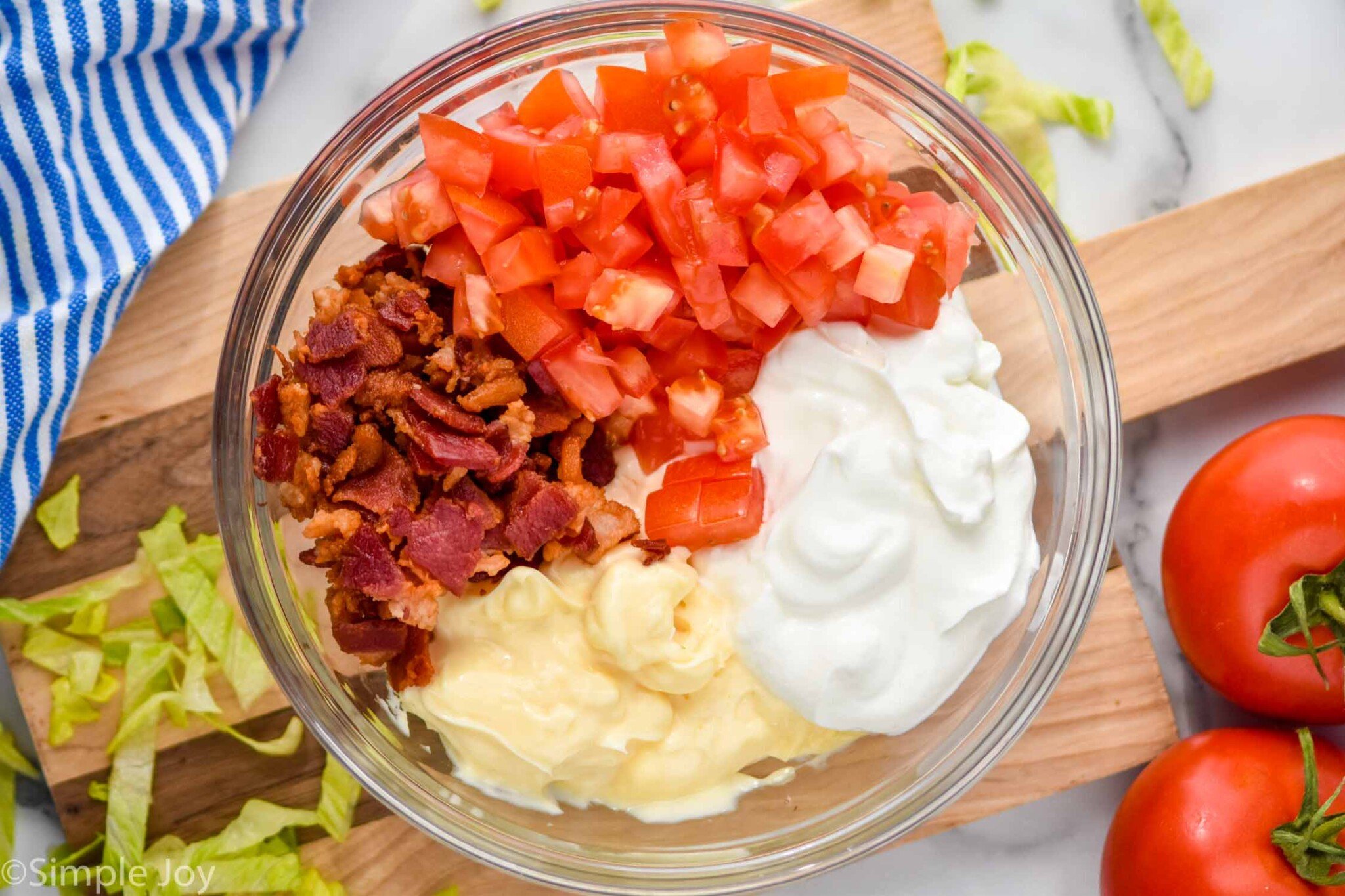 BLT Dip Recipe (Cold BLT Dip) Simple Joy