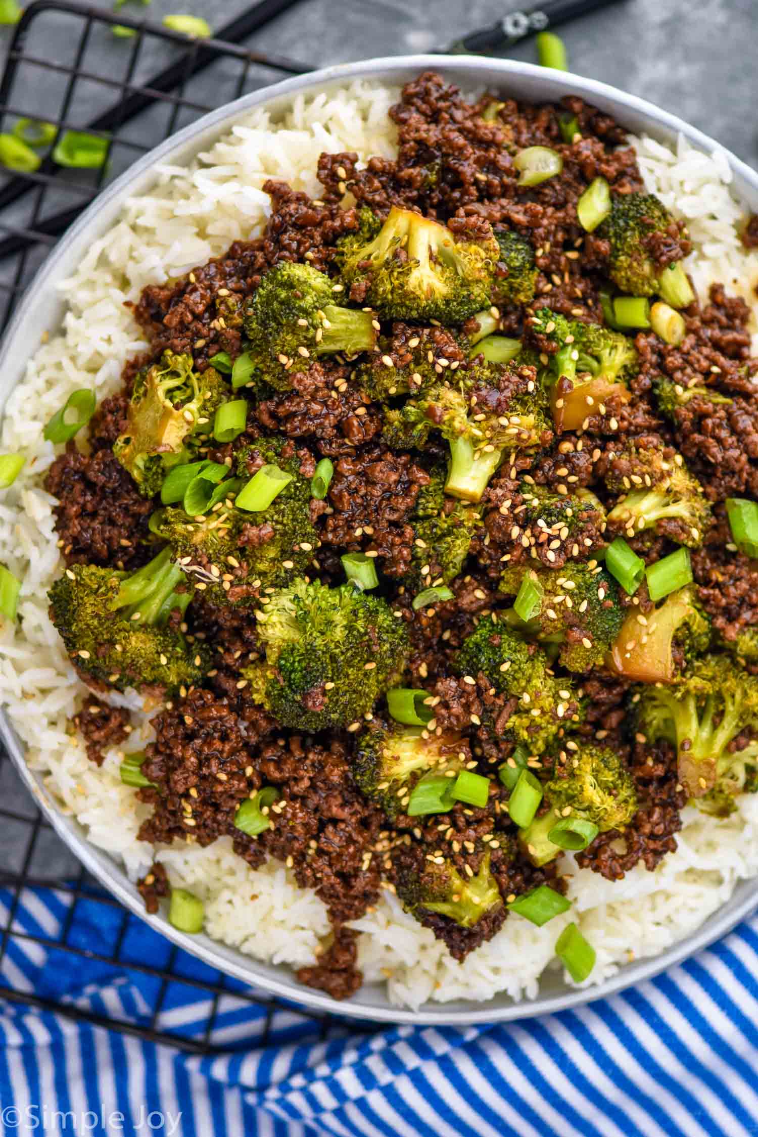Ground Beef and Broccoli Simple Joy
