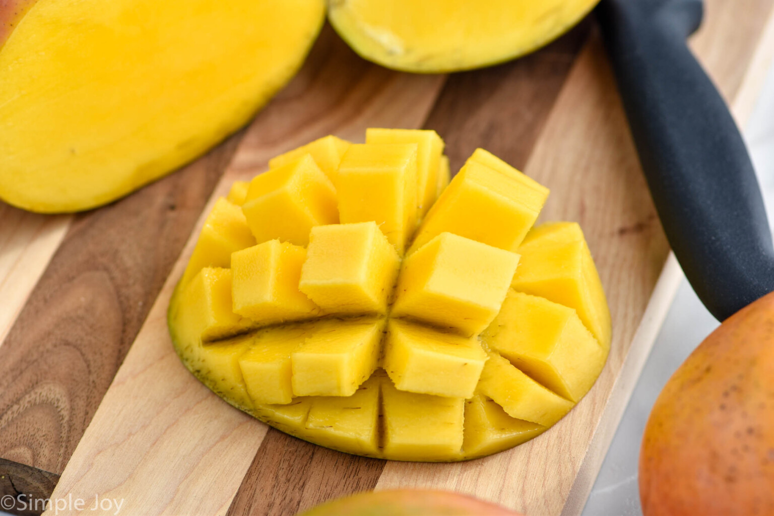 Simple Mango Side Mango Salsa (Mango Pico de Gallo) - Simple Joy