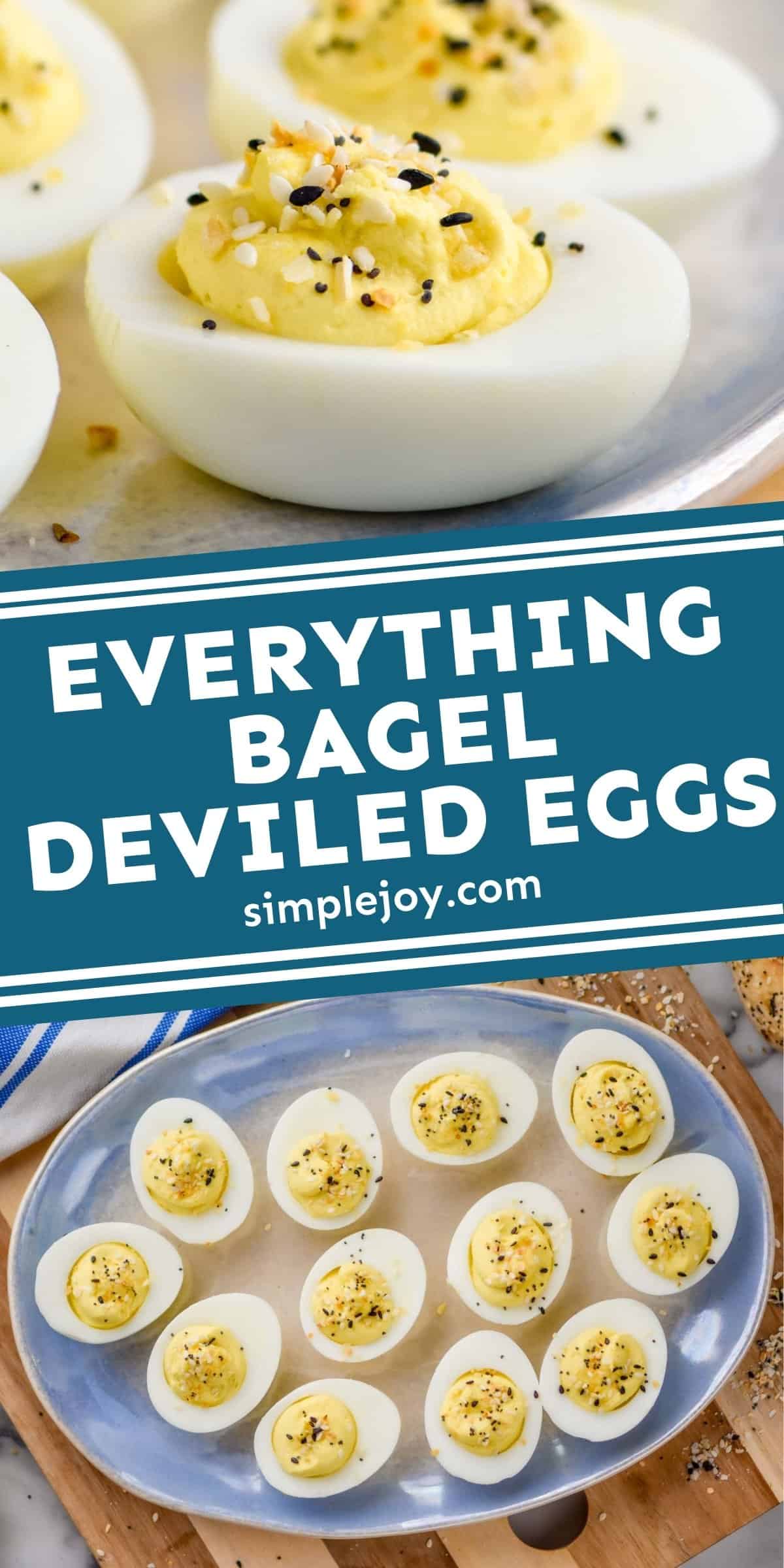 Everything Bagel Deviled Eggs Simple Joy