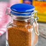 homemade old bay seasoning in a small jar - 17