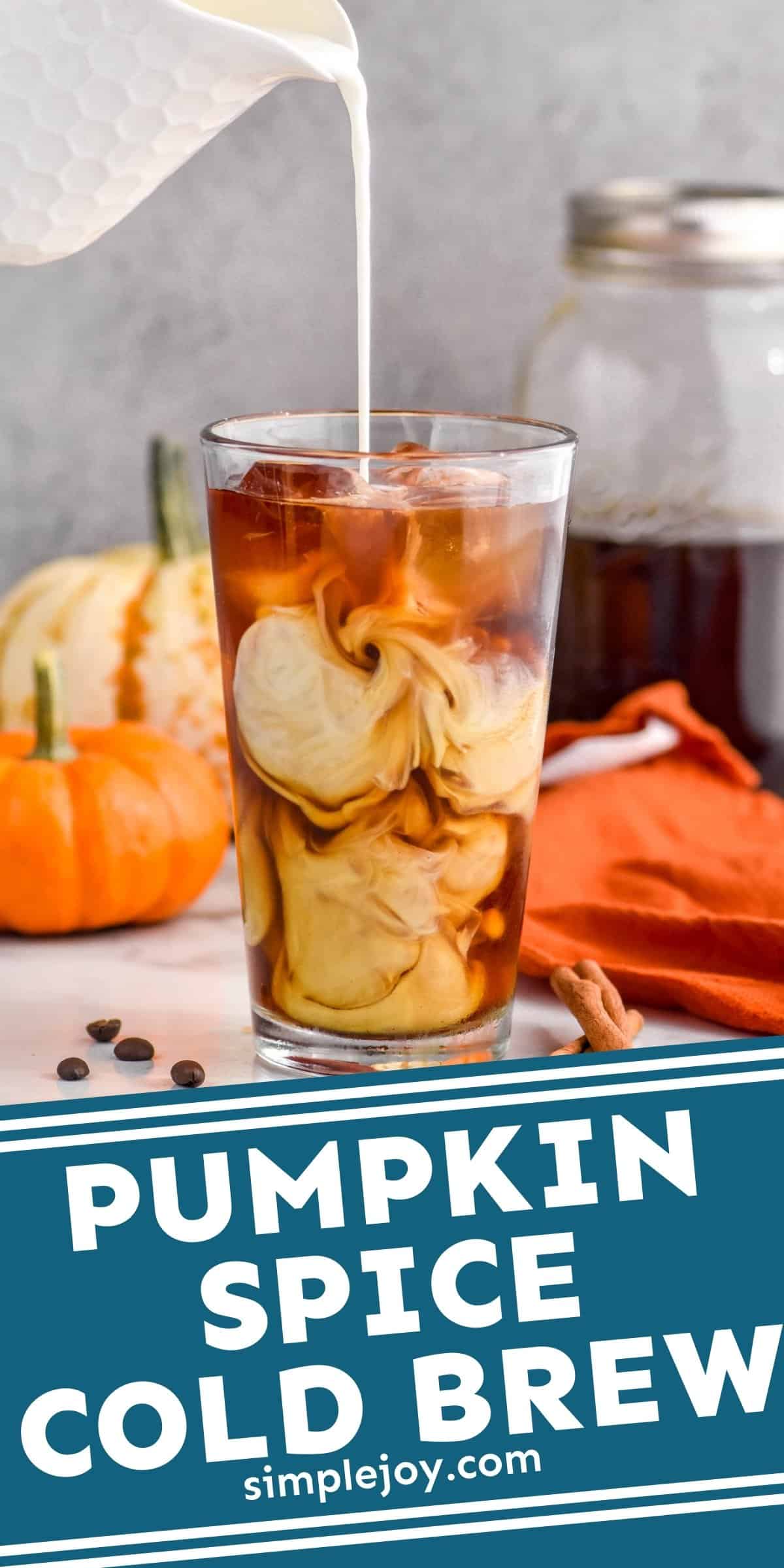 Pumpkin Cold Brew Simple Joy
