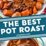 pinterest graphic of pot roast