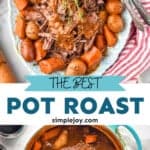 pinterest graphic of pot roast
