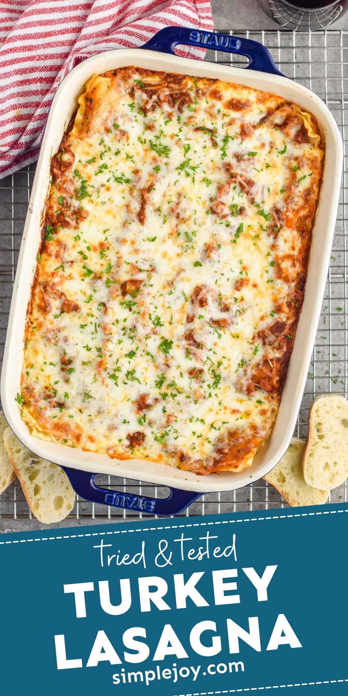 Turkey Lasagna Simple Joy