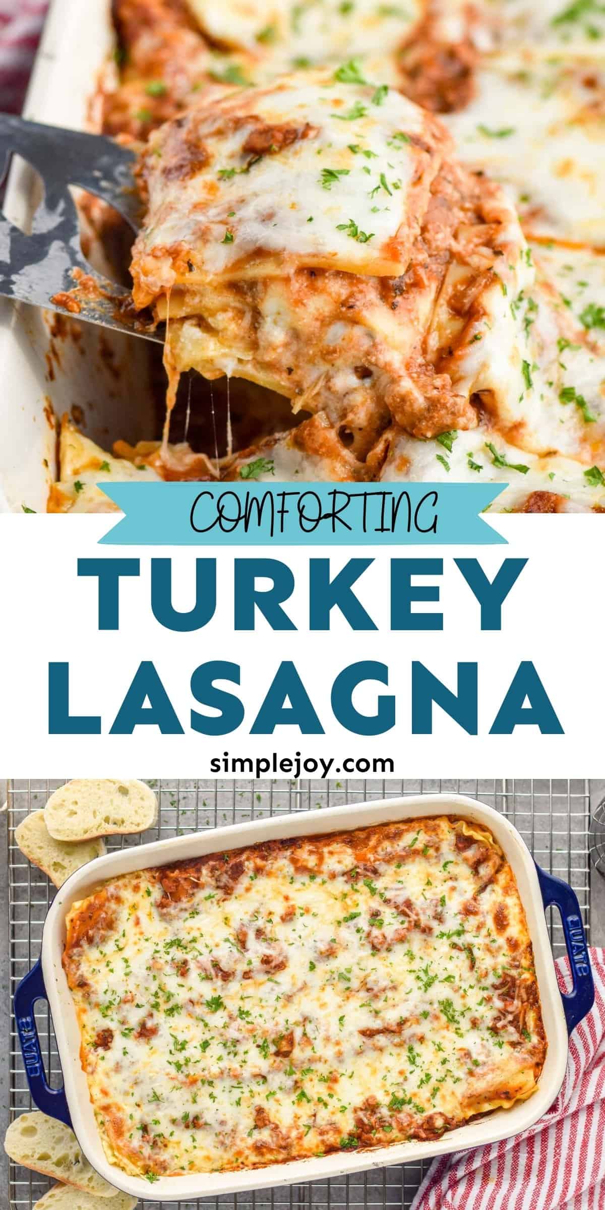 Turkey Lasagna - Simple Joy