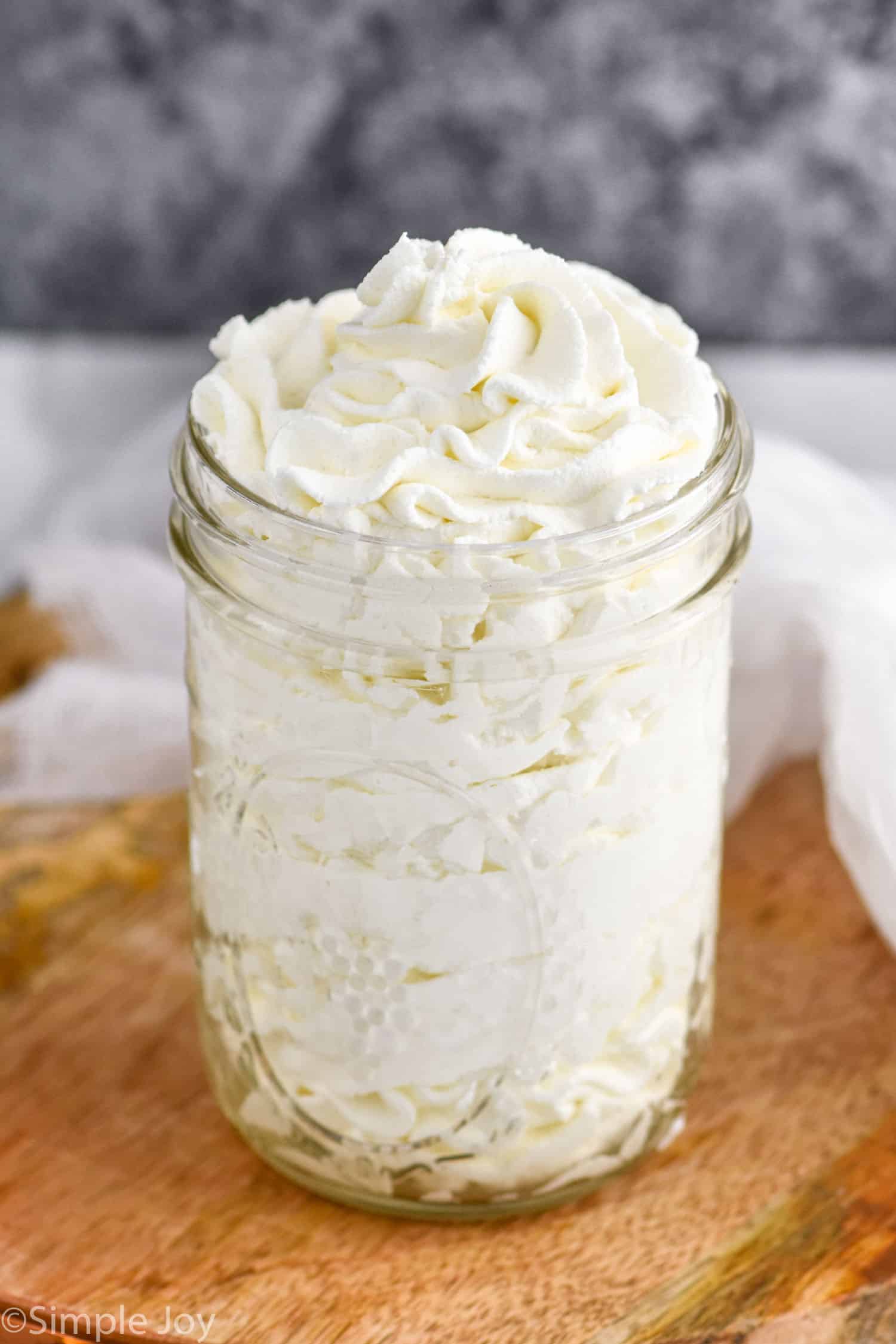 Stabilized Whipped Cream - Shugary Sweets