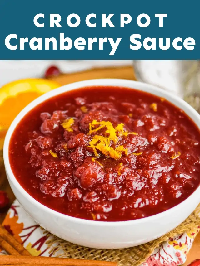 Crockpot Cranberry Sauce