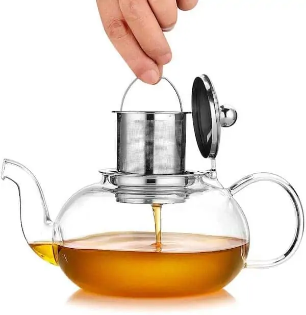 glass teapot for loose tea