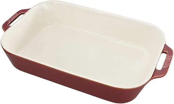 picture of a staub ceramic baking dish