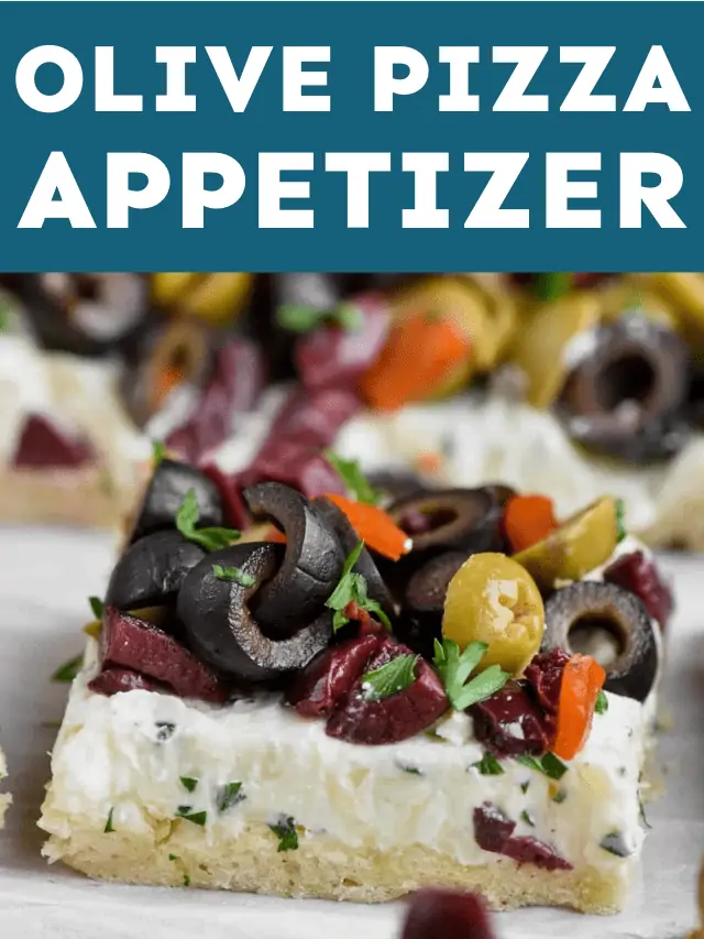 Olive Pizza Appetizer