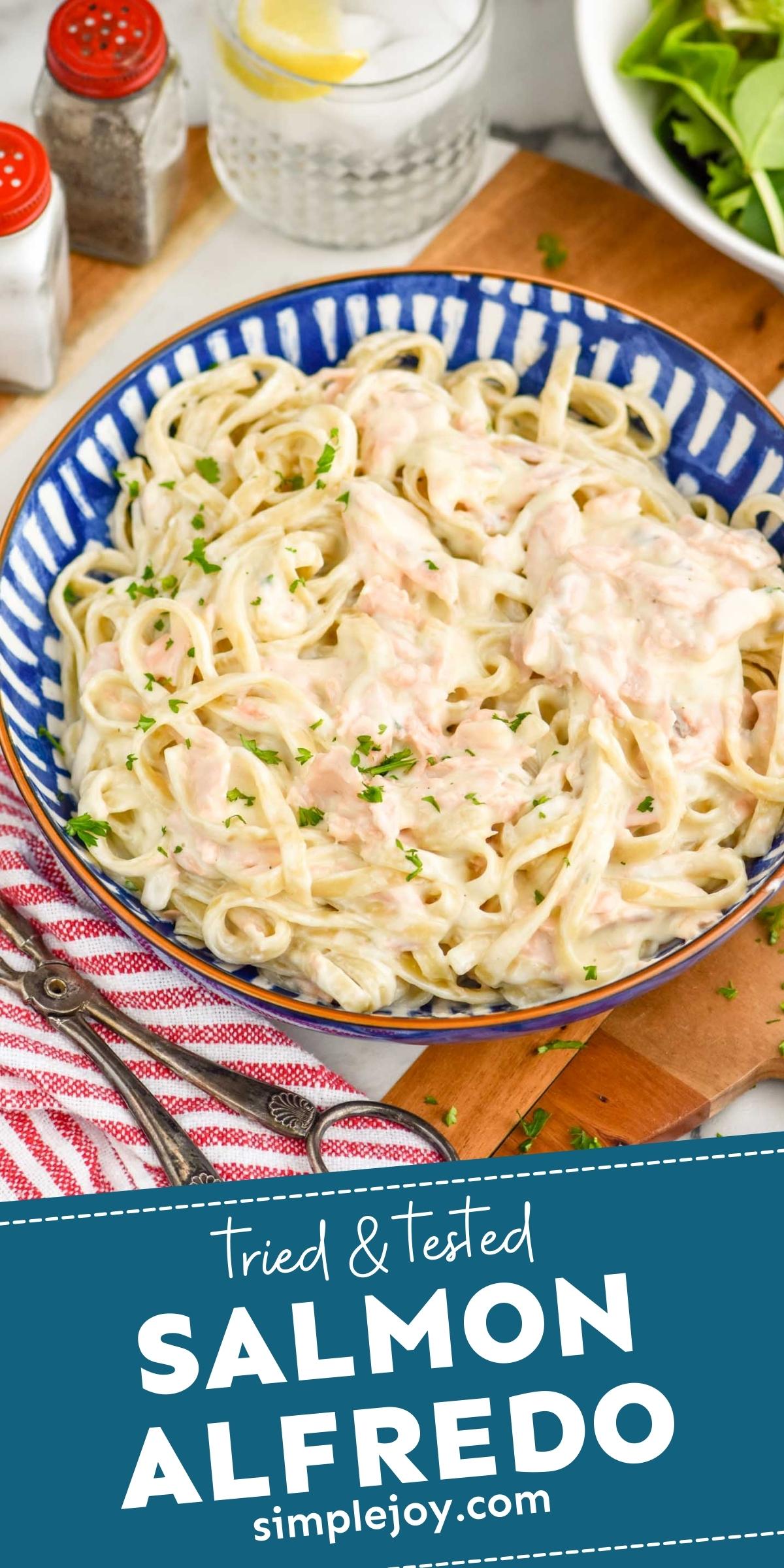 Salmon Alfredo Simple Joy