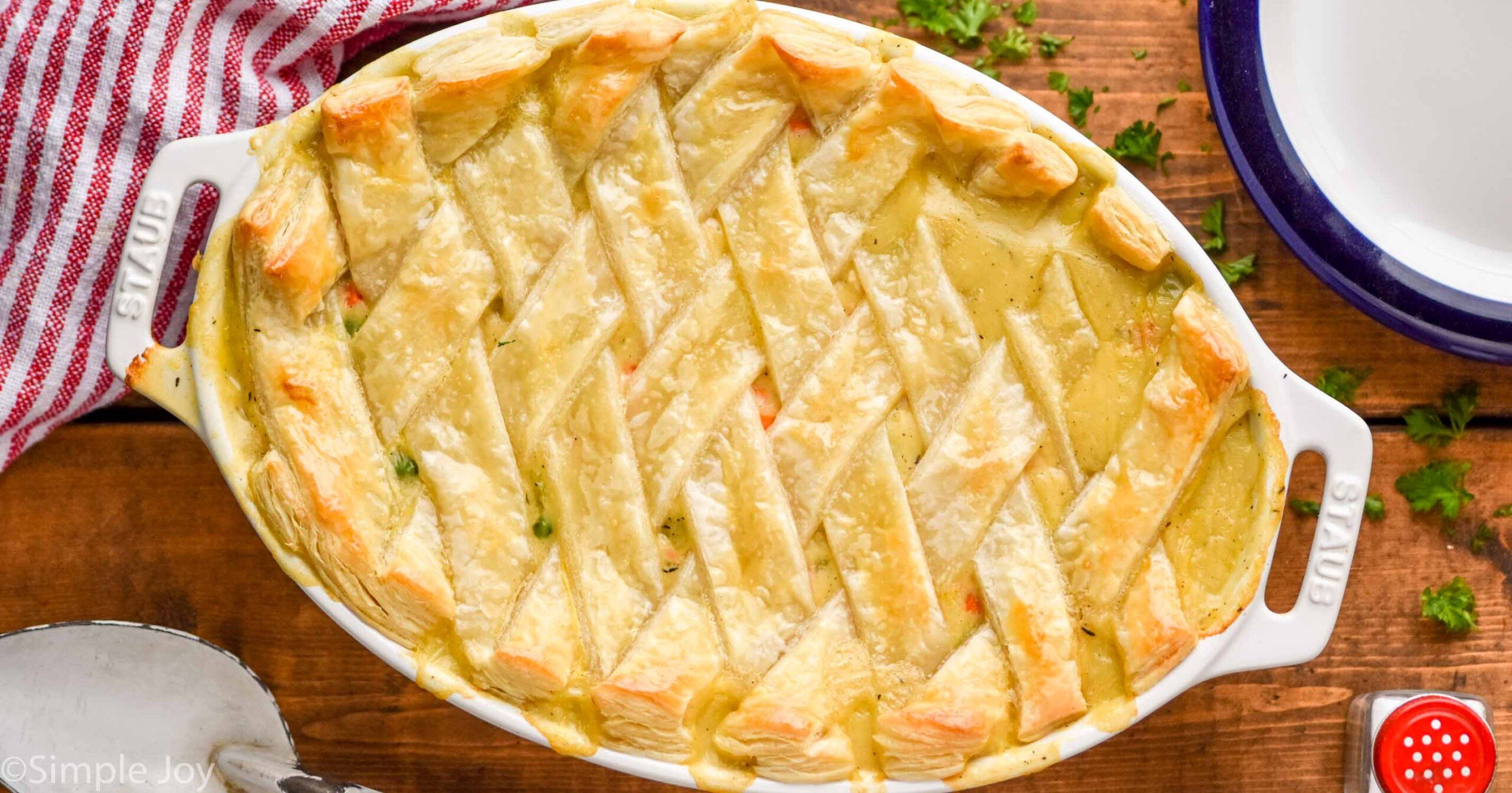 Chicken Pot Pie Casserole - Simple Joy