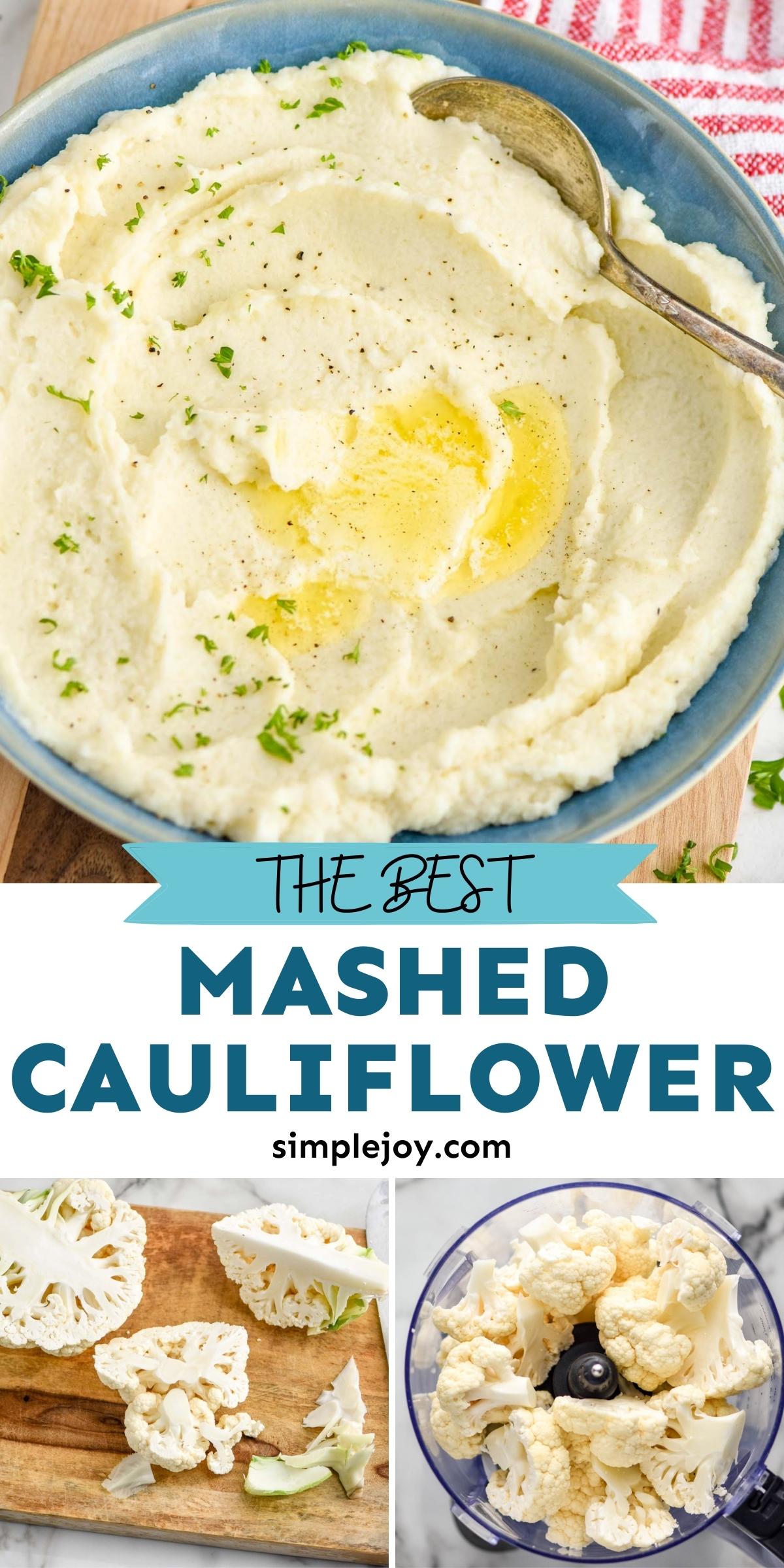 Mashed cauliflower simple joy