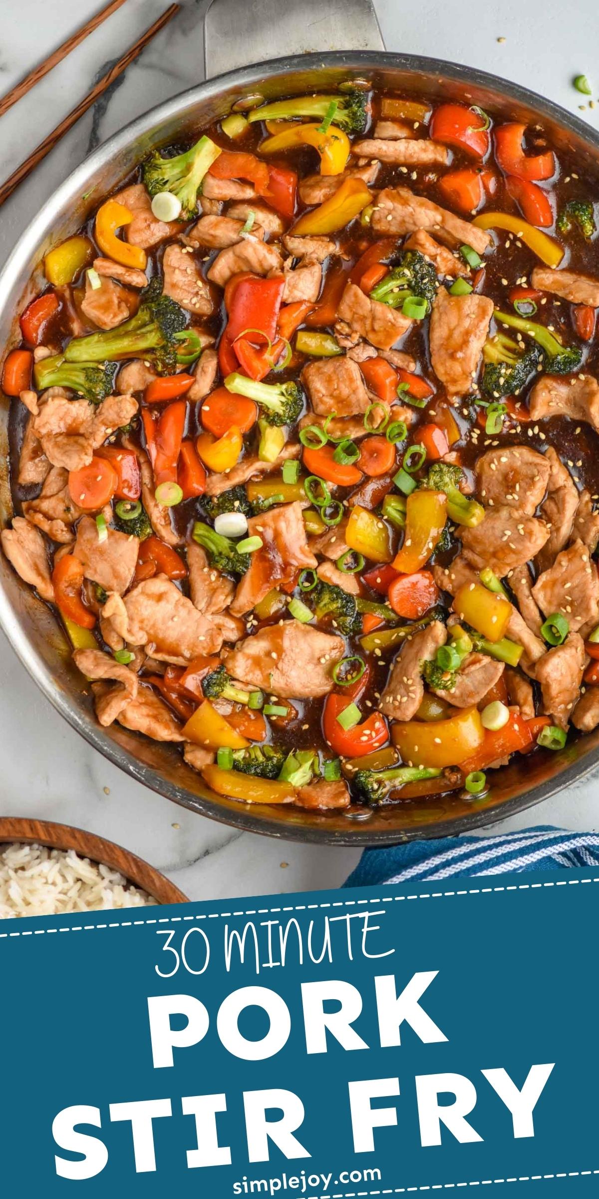 Pork Stir Fry Recipe - Simple Joy