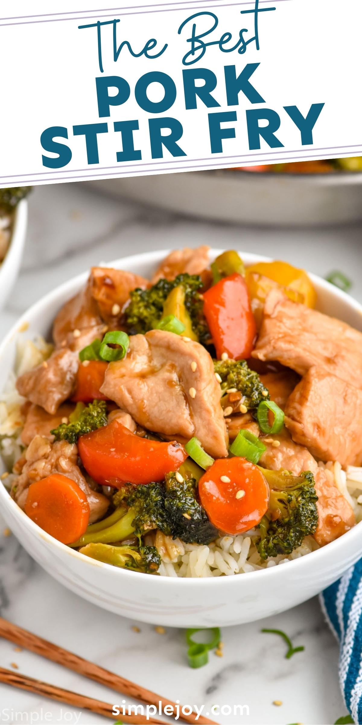 Pork Stir Fry Recipe - Simple Joy