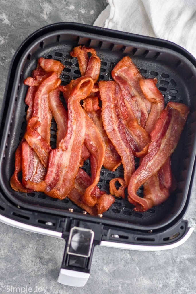 Air fry bacon temperature online
