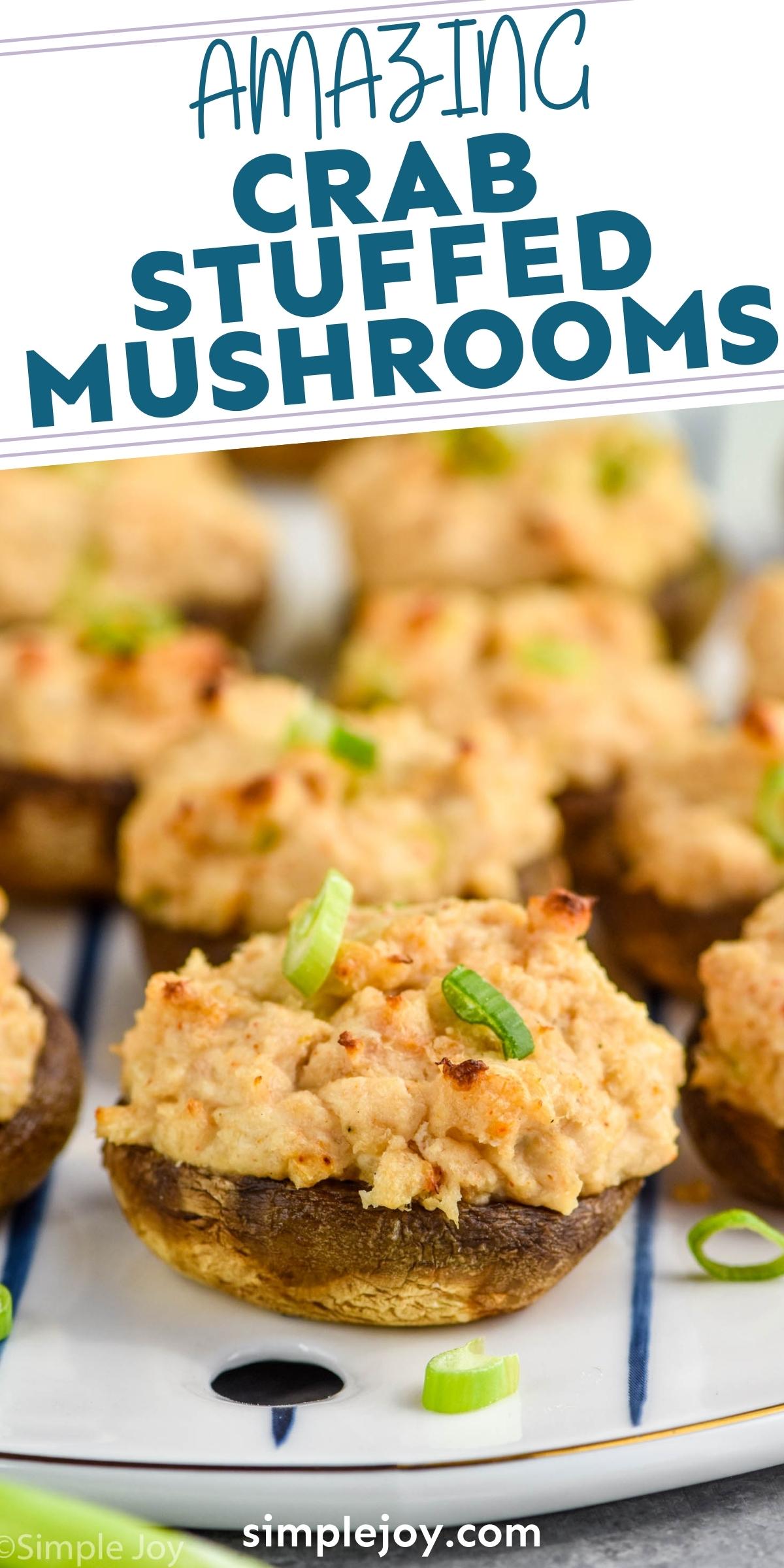 Crab Stuffed Mushrooms - Simple Joy