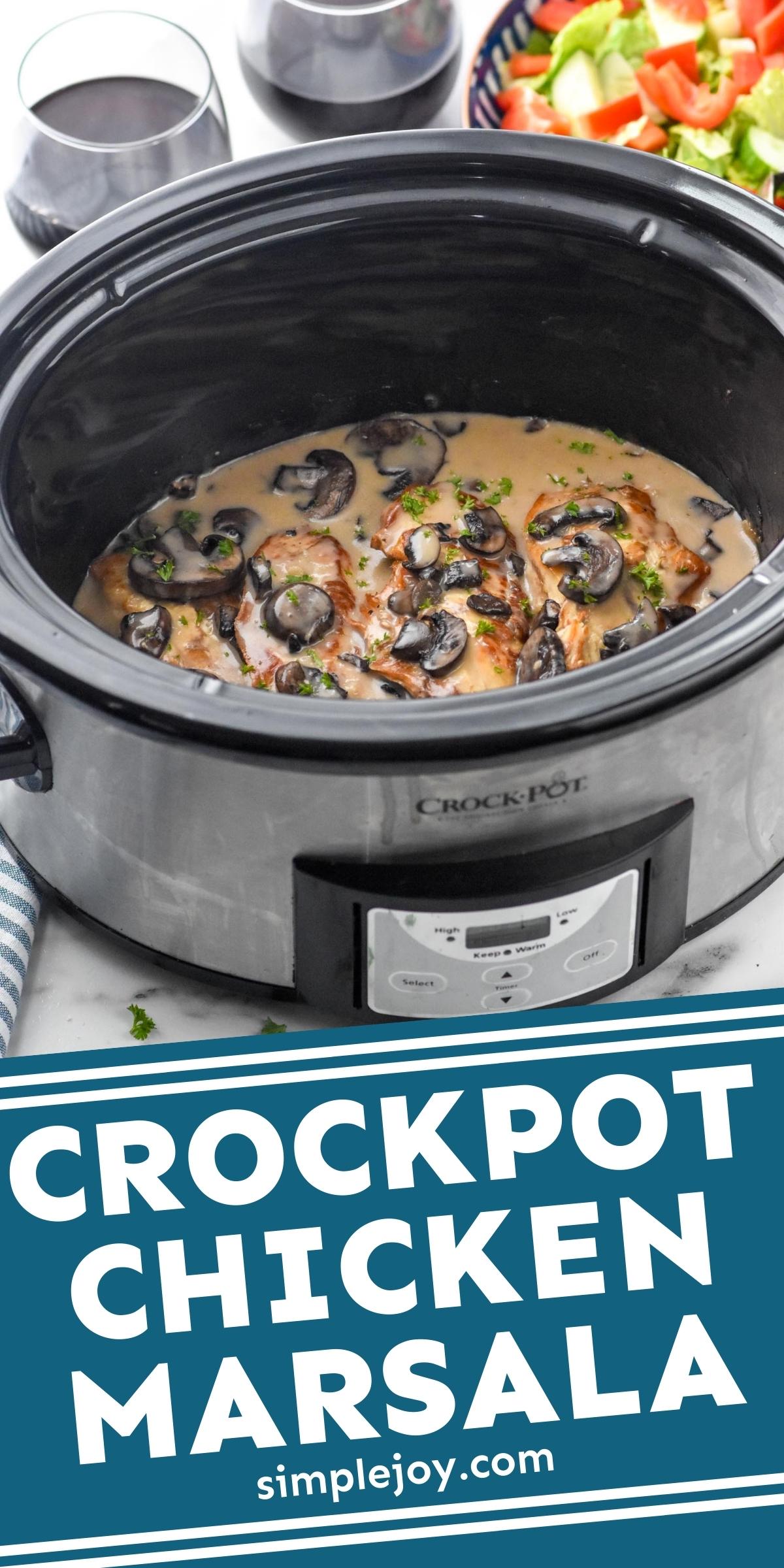 Crock Pot Chicken Marsala Simple Joy