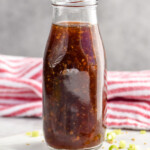 Photo of glass bottle of Teriyaki Sauce.