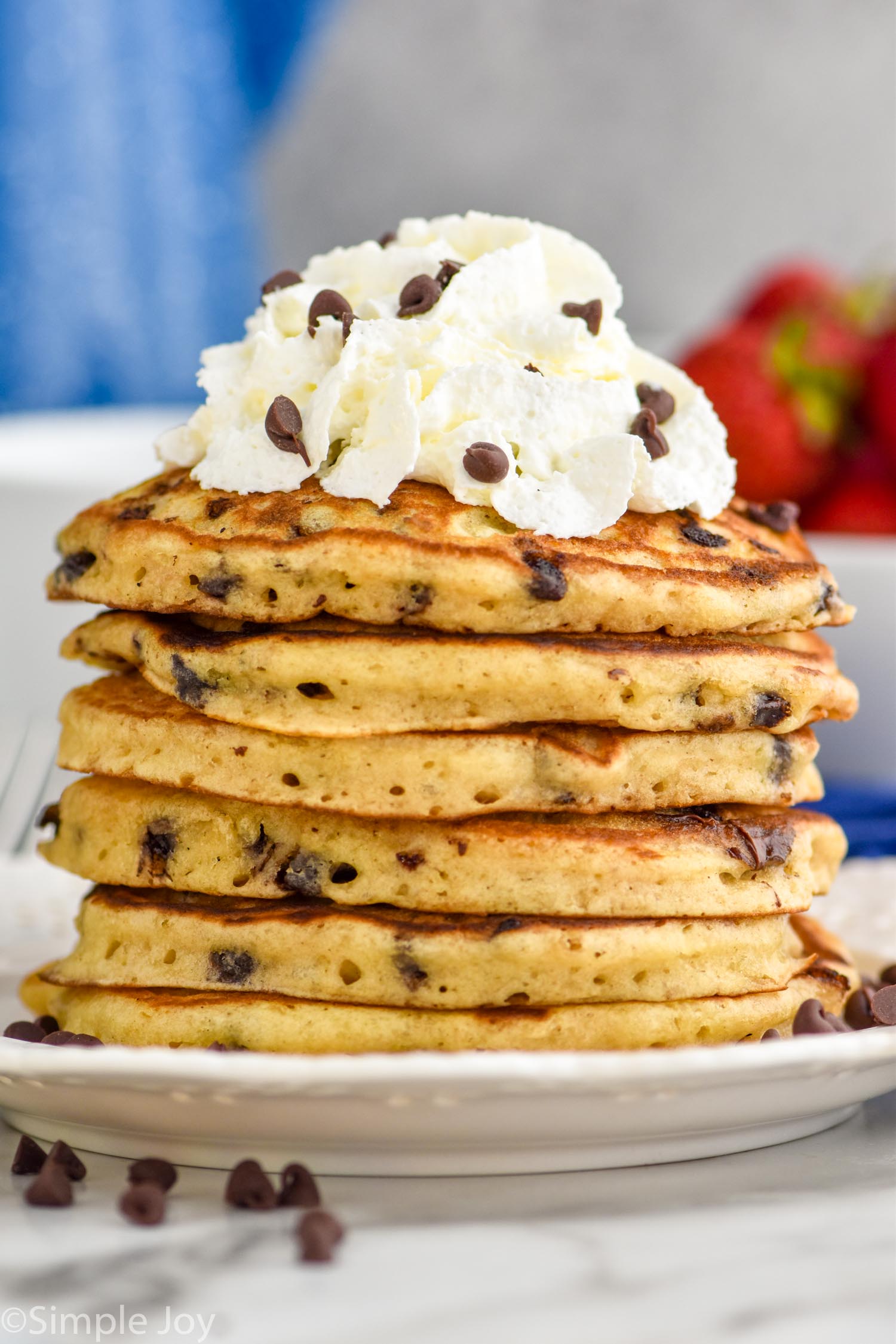 Chocolate Chip Pancakes Simple Joy