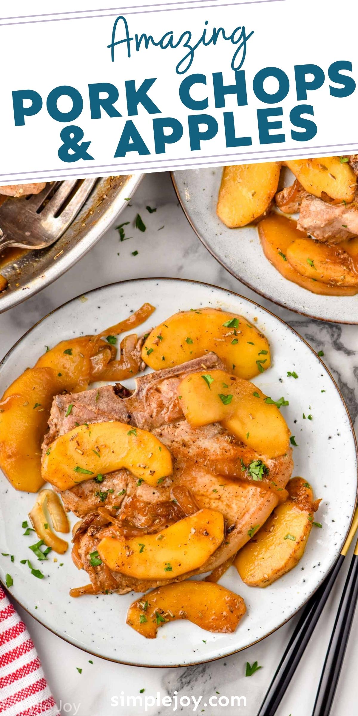 Pork Chops with Apples Simple Joy
