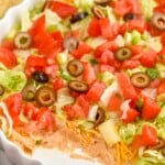 Overhead photo of Taco Dip - 10