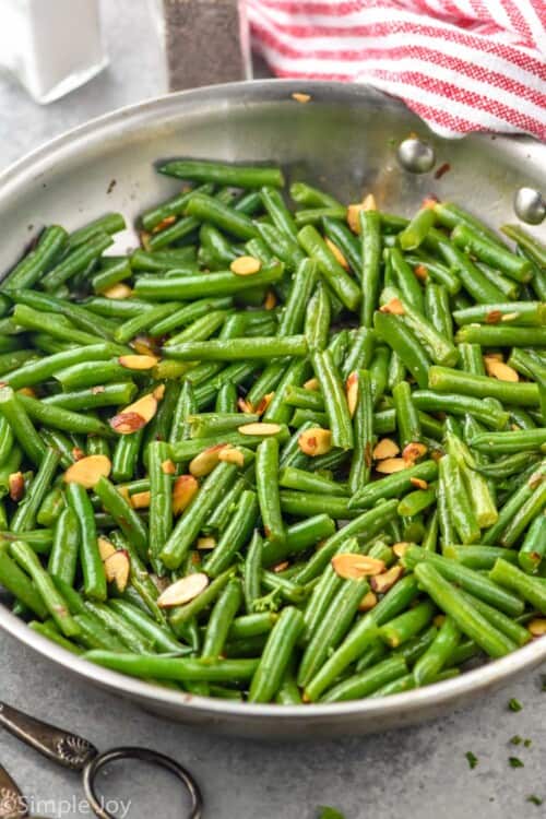 Green Beans Almondine Simple Joy
