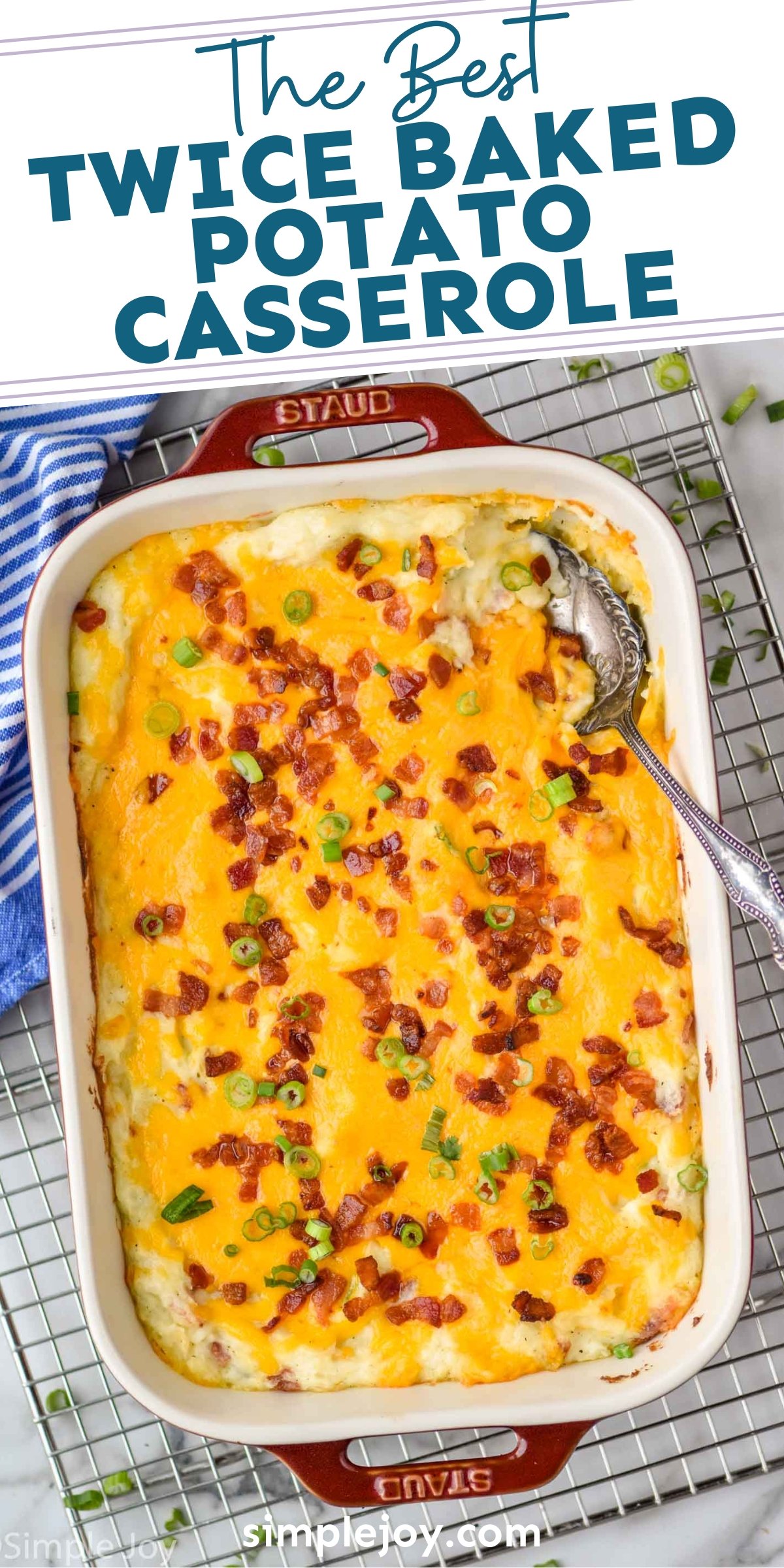 Twice Baked Potato Casserole - Simple Joy
