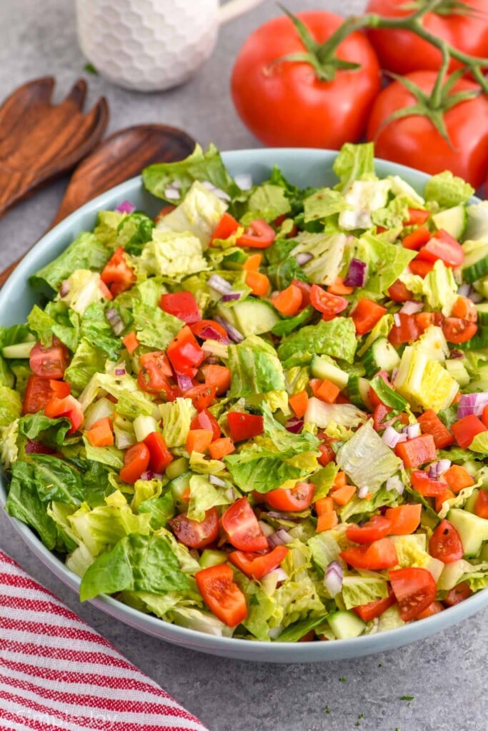 Overhead photo of Chopped Salad