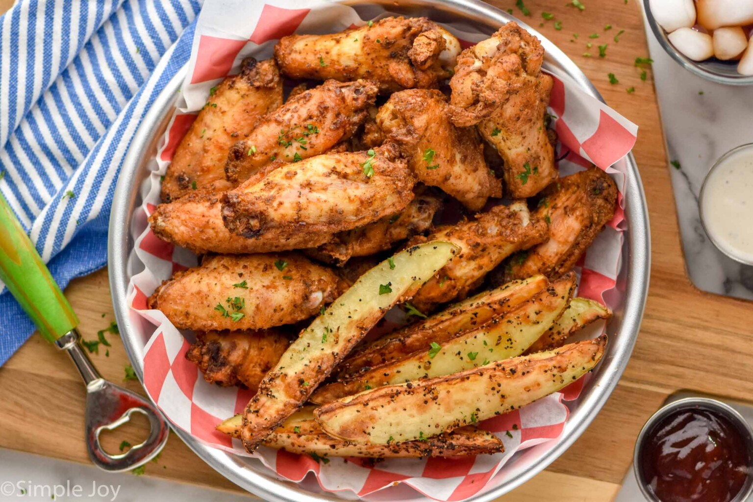 Old Bay Chicken Wings Simple Joy