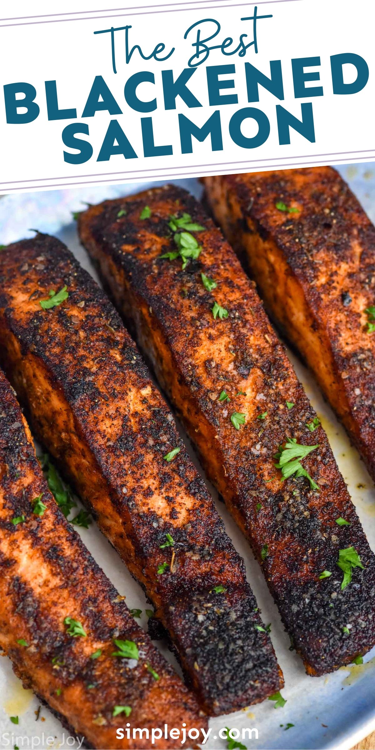 Blackened Salmon - Simple Joy
