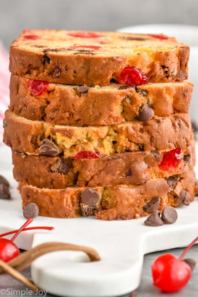 Photo of a stack of slices of Ambrosia Bread