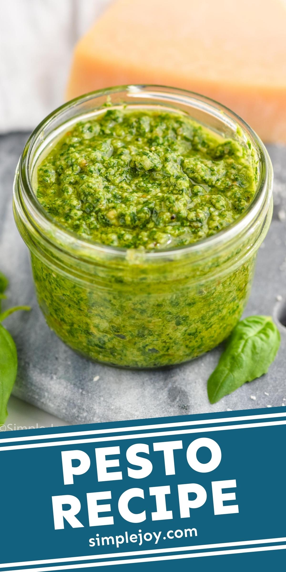 Pesto Sauce Recipe Simple Joy