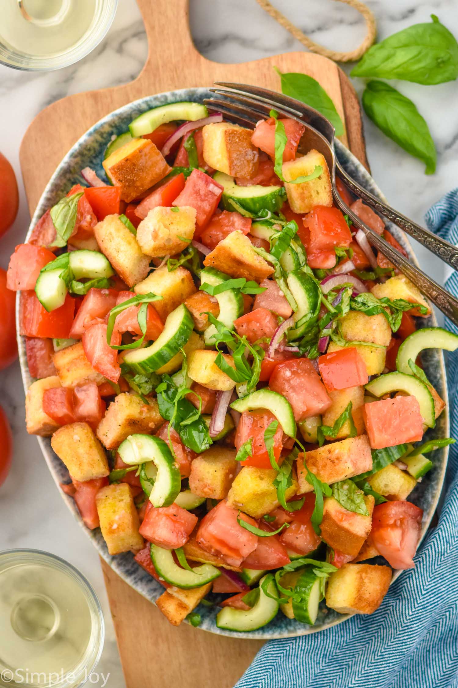 Zucchini Panzanella Salad - 91