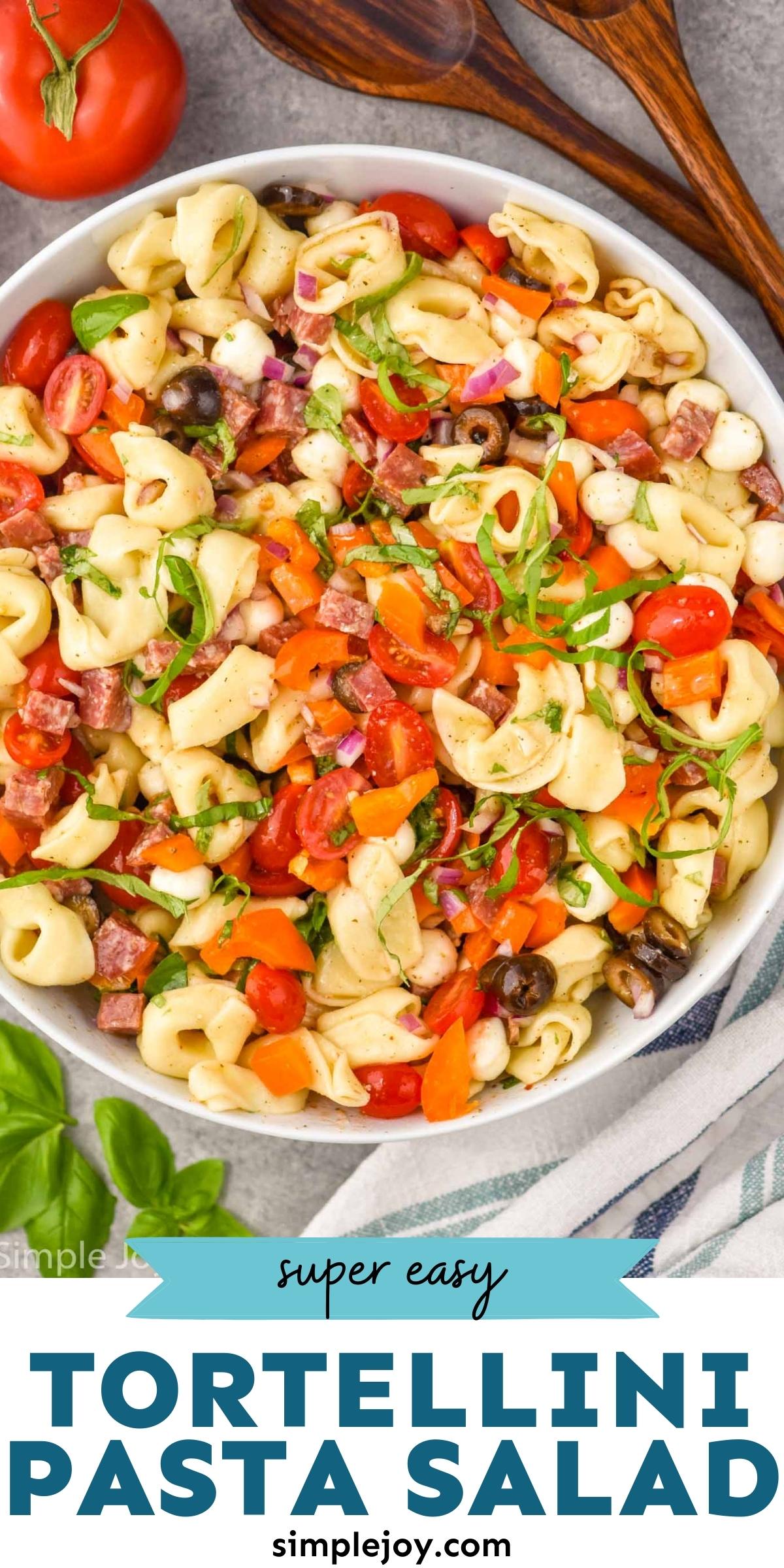 Tortellini Pasta Salad Simple Joy