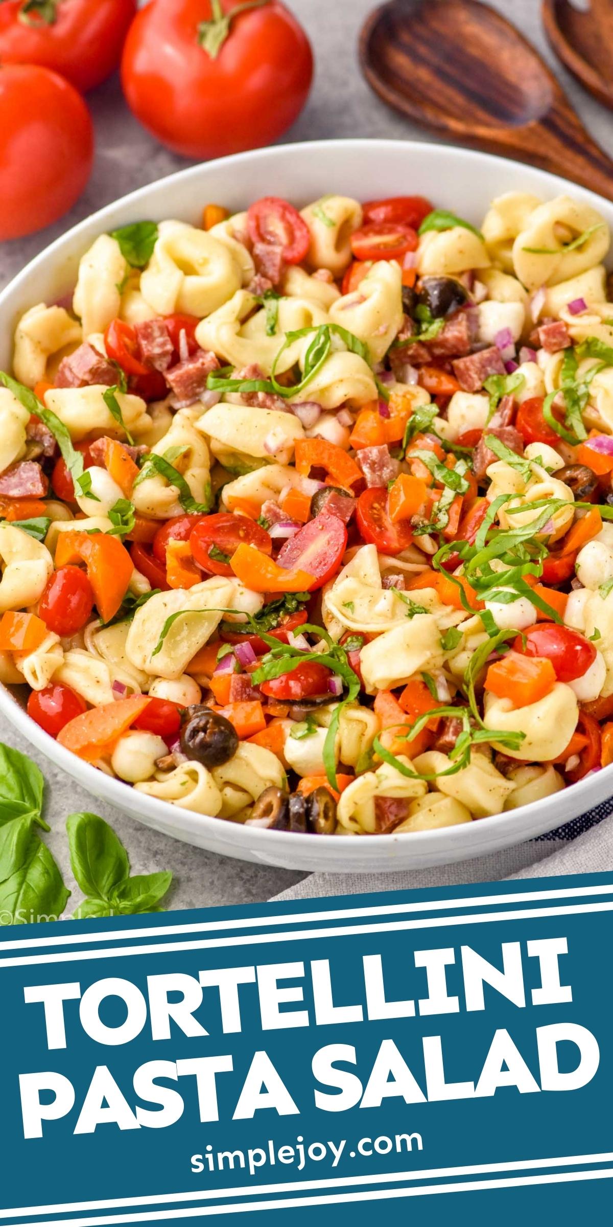 Tortellini Pasta Salad - Simple Joy